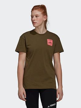 Adidas Terrex Patch Mountain Graphic T-Shirt