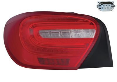 Combination Tail Light 3019925 Van Wezel 3019925
