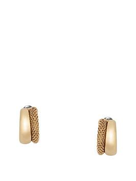 Skagen Merete Ladies Stud Earrings Stainless Steel, Gold, Women