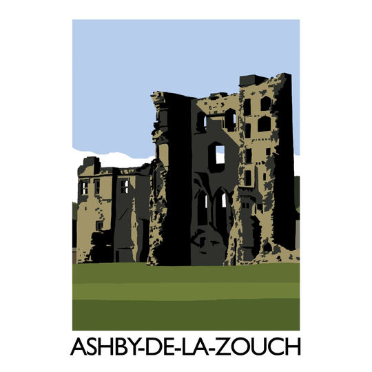 Ashby-de-la-Zouche by Richard O'Neil - Graphic Art Print on Paper