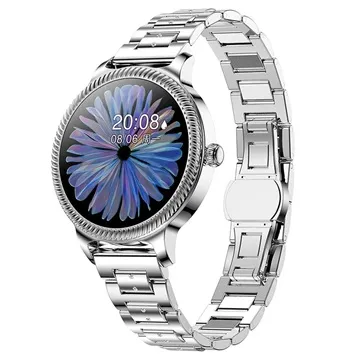 Female Smart Watch with Heart Rate AK38 - Silver