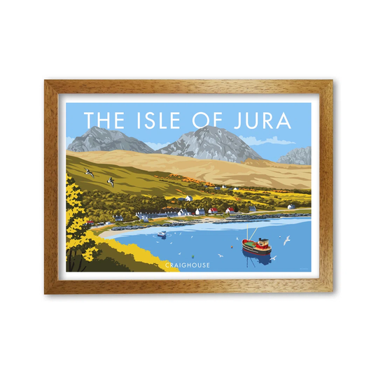 Isle of Jura Craighouse by Stephen Millership - Graphict Art Print on Paper