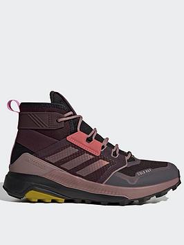Adidas Terrex Trail Maker Mid Cold.Rdy Hiking Shoes - Red/White