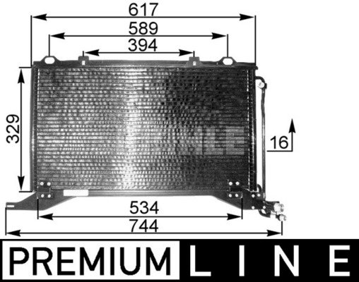 Condenser Air Conditioning 8FC351037-171 by BEHR