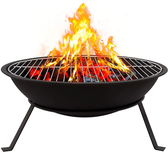 Vivo Fire Pit Bowl With Bbq Grill