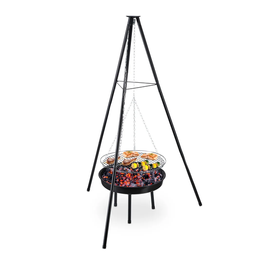 Dakota Fields 49cm Portable Charcoal BBQ