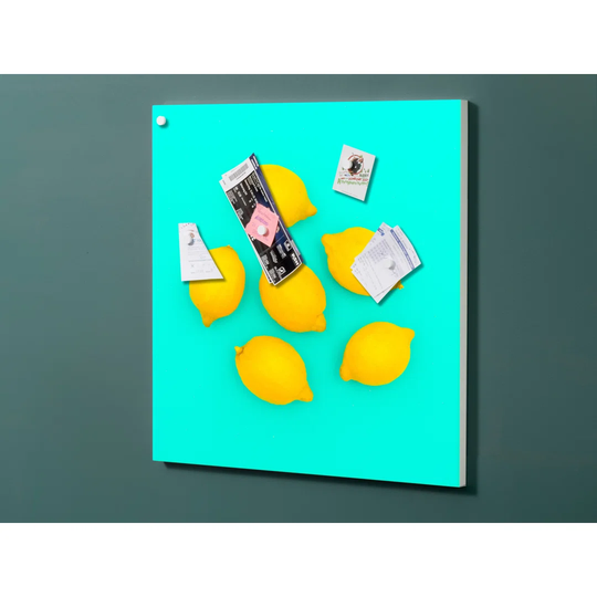 Notiz Motive Lemons Magnetic Wall Mounted Cork Board