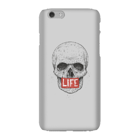 Balazs Solti Life Skull Phone Case for iPhone and Android - iPhone 6 - Snap Case - Gloss