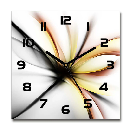 Harkeel Flower Abstraction Silent Wall Clock