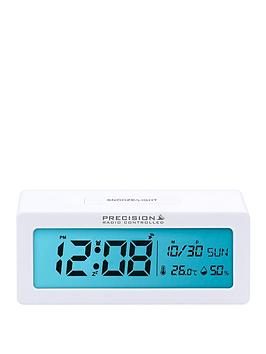 Precision Radio Controlled Alarm Clock With Nightlight Function