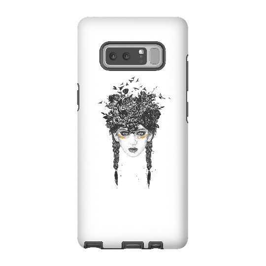 Balazs Solti Native Girl Phone Case for iPhone and Android - Samsung Note 8 - Tough Case - Gloss