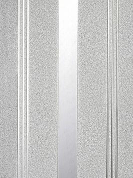 Fine Décor Platinum Bexley Stripe Silver