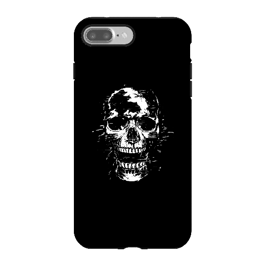 Balazs Solti Skull Phone Case for iPhone and Android - iPhone 7 Plus - Tough Case - Gloss