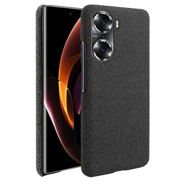 Slim-Fit Cloth Coated Honor 60 Pro Plastic Case - Black