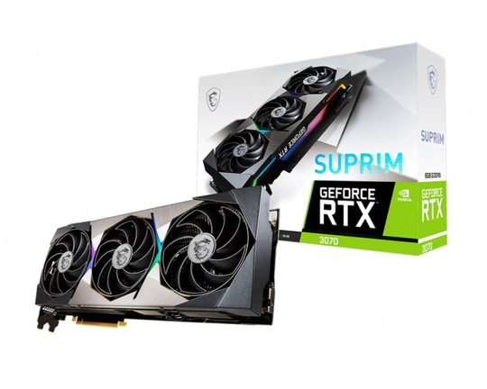 MSI GeForce RTX 3070 SUPRIM 8GB LHR Graphics Card