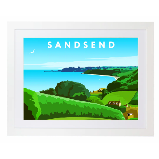 Sandsend 3 by Richard O'Neil - Graphic Art Print on Paper