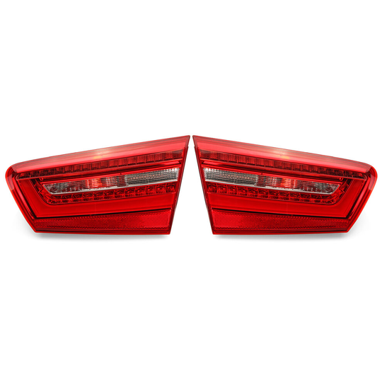 New Car LED Rear Inner Tail Light Brake Lamp with Bulb Wiring Harness for Audi A6 C7 2010-2016 Saloon 4GD945093 4GD945094