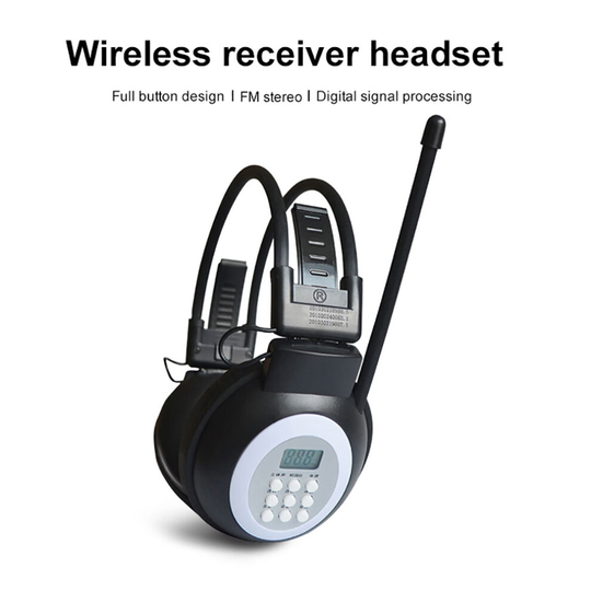 HRD-308S Portable Digital Wireless Headphone FM Radio Stereo Headset