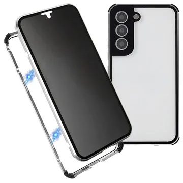 Privacy Series Samsung Galaxy S22+ 5G Magnetic Case - Silver