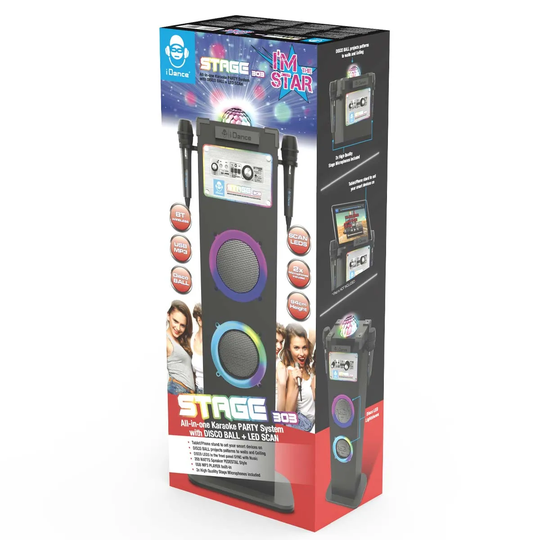 iDance Stage 303 Karaoke Tower System