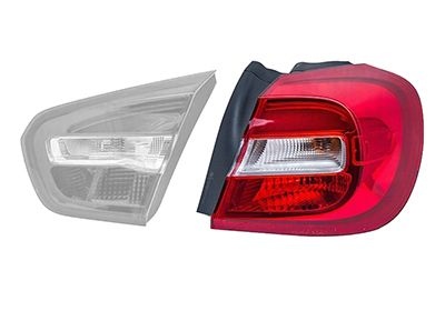 Combination Tail Light 2930932 Van Wezel 2930932