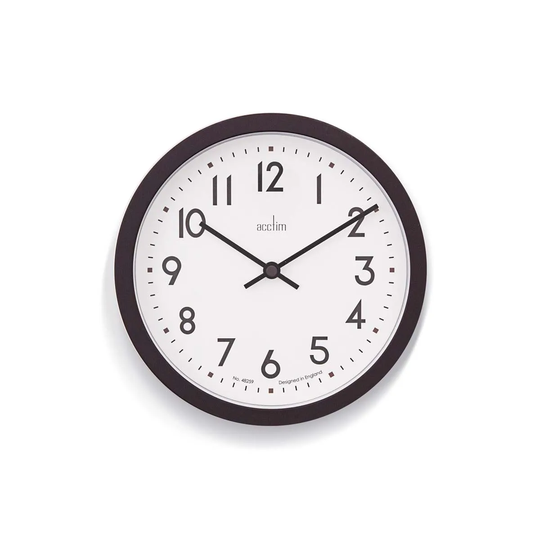 Acctim Elstow Wall Clock - Soot