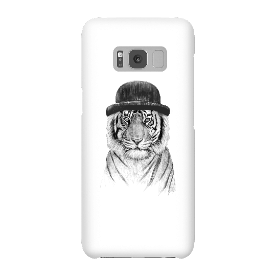 Balazs Solti Tiger In A Hat Phone Case for iPhone and Android - Samsung S8 - Snap Case - Gloss