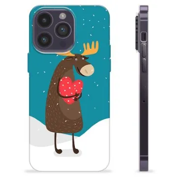 iPhone 14 Pro Max TPU Case - Cute Moose