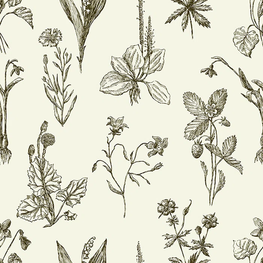 Faye 2.08m x 1.46m Matte Wallpaper Roll