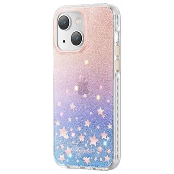 Kingxbar Heart Star iPhone 14 Hybrid Case - Colorful