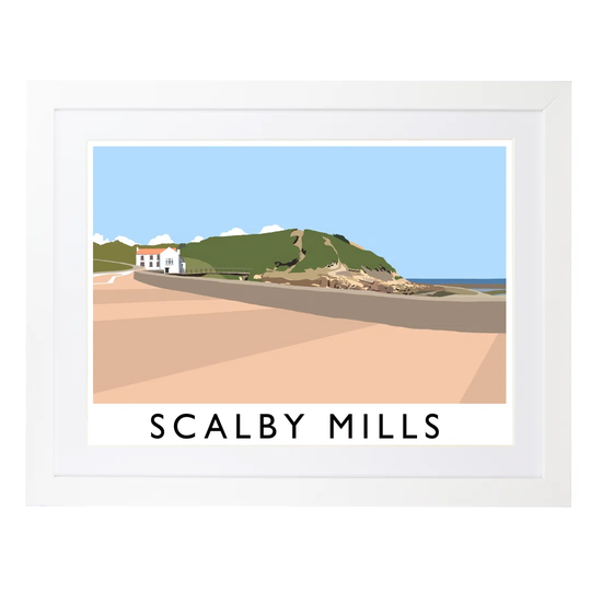 Scalby Mills 2 by Richard O'Neil - Graphic Art Print on Paper