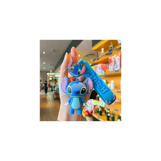 Cute Keychain Stitch Keychain pendant lovers car key chain backpack ornaments