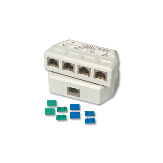 Lindy UTP/RJ45 Port Multiplier White network splitter