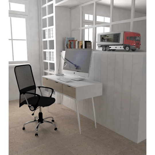110cm W Rectangular Writing Desk and Chair Set