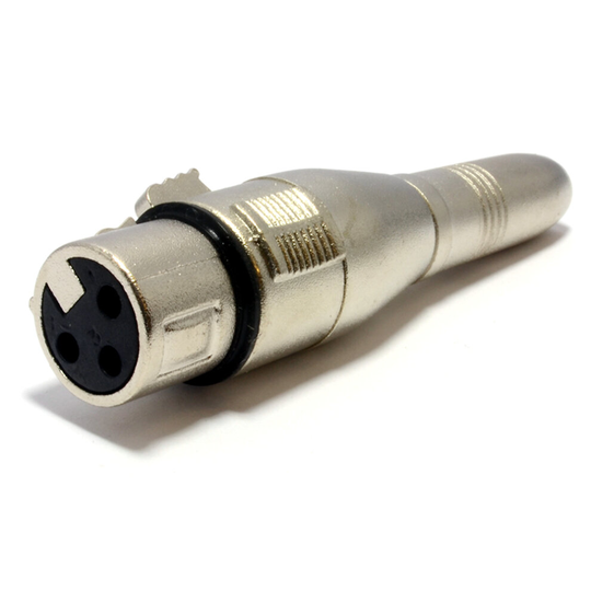 kenable 6.35mm Mono Jack Socket to XLR Female Connector Adapter