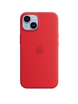 Apple Iphone 14 Silicone Case With Magsafe - (Product)Red