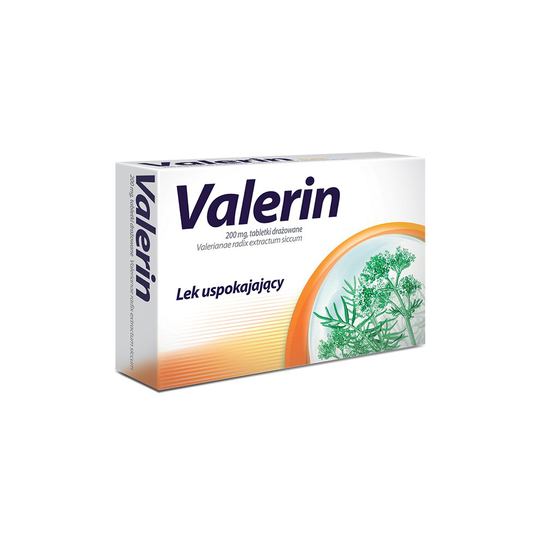 Valerin 200 mg, 15 sugar-coated tablets