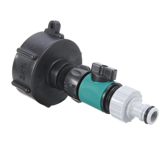 S60x6 IBC Ton Barrel Water Tank Connector Garden Tap Thread Plastic Fitting Tool Adapter Outlet Type Quick Connector
