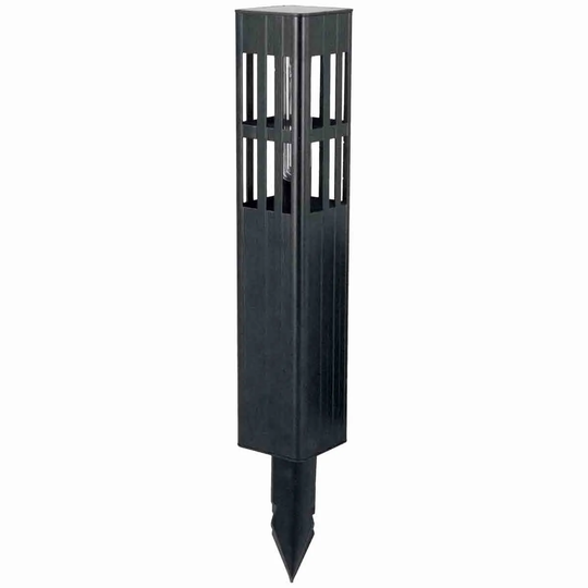 Luxform 20Lm Black Square Bollard 29169