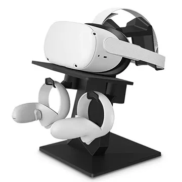 VR Headset Holder GS008 for Oculus Quest, Quest 2, Quest 2 Touch - Black