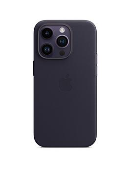 Apple Iphone 14 Pro Leather Case With Magsafe - Ink