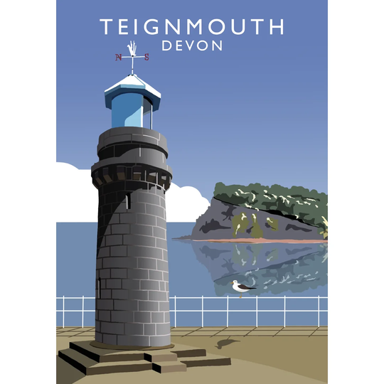 Teignmouth 2 by Richard O'Neil - Graphic Art Print on Paper