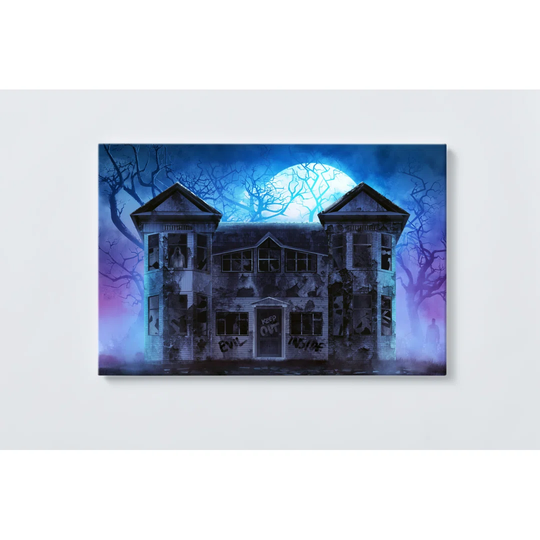 Haunted House Magnetic Wall Mounted Cork Board