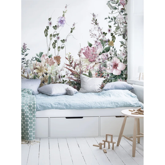 Walllpaper Roll 290X290cm Mural Decoration Wallpaper Material With Print Kitchen Livingroom Bedroom - Field Flowers