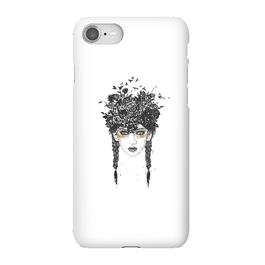 Balazs Solti Native Girl Phone Case for iPhone and Android - iPhone 8 - Snap Case - Matte