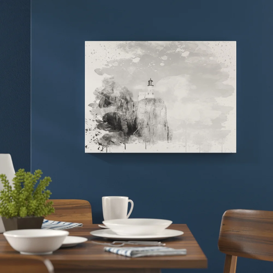 'Architecture Lighthouse Split Rock, MN' Graphic Art Print Poster