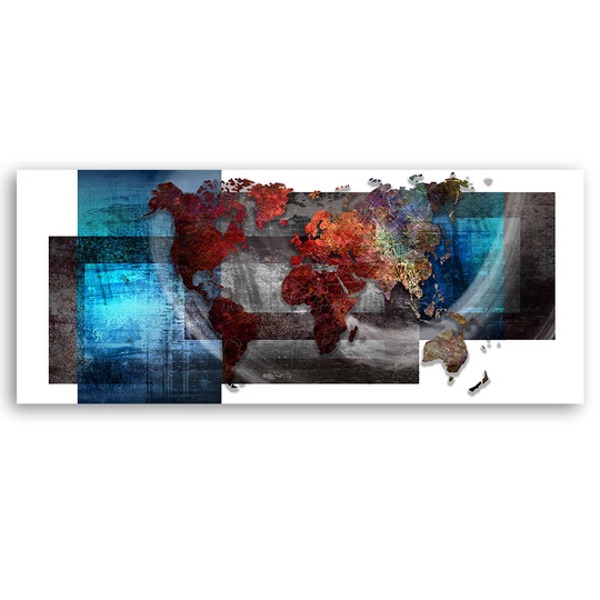 Canvas Print, Blue Abstractions 16946