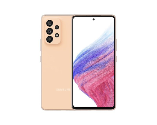 Samsung Galaxy A53 5G 128GB Smartphone - Peach