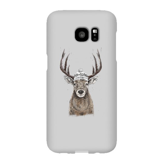 Balazs Solti Winter Deer Phone Case for iPhone and Android - Samsung S7 Edge - Snap Case - Matte