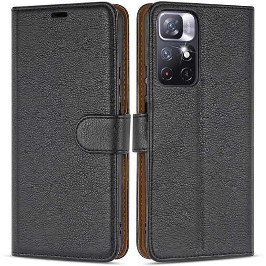 Case Collection for Xiaomi Redmi Note 11 Phone Premium Leather Folio Cover, Magnetic Closure Protective Book Design Wallet Flip...